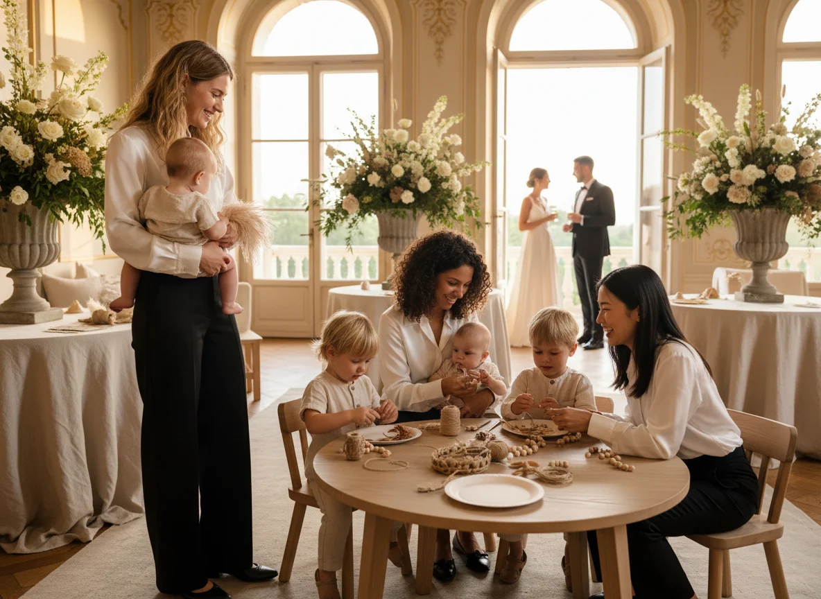 Wat is inbegrepen bij onze kinderhoek service?